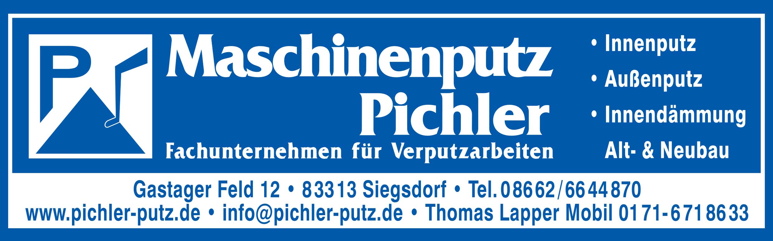 Maschinenputz Pichler